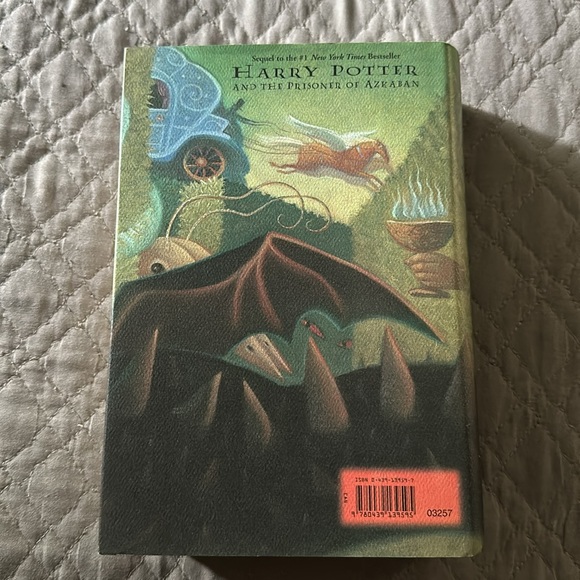 HARRY POTTER AND THE GOBLET OF FIRE HARDBACK COVER - BOOK 4 (2000) - Picture 2 of 7